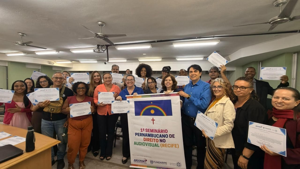 Direito e audiovisual caminham juntos em seminário que prepara profissionais para a nova fase da cultura em Pernambuco