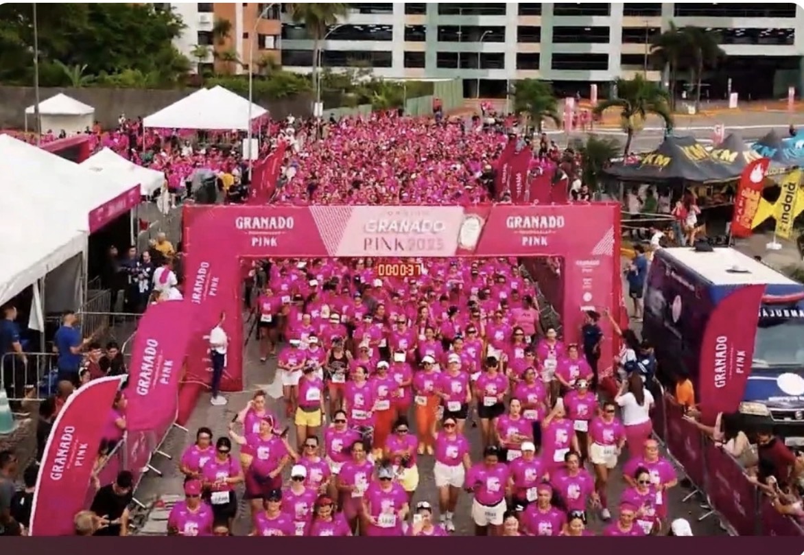 Granado Pink chega ao Recife neste domingo com 1,5 mil mulheres em uma celebração de esporte e bem-estar